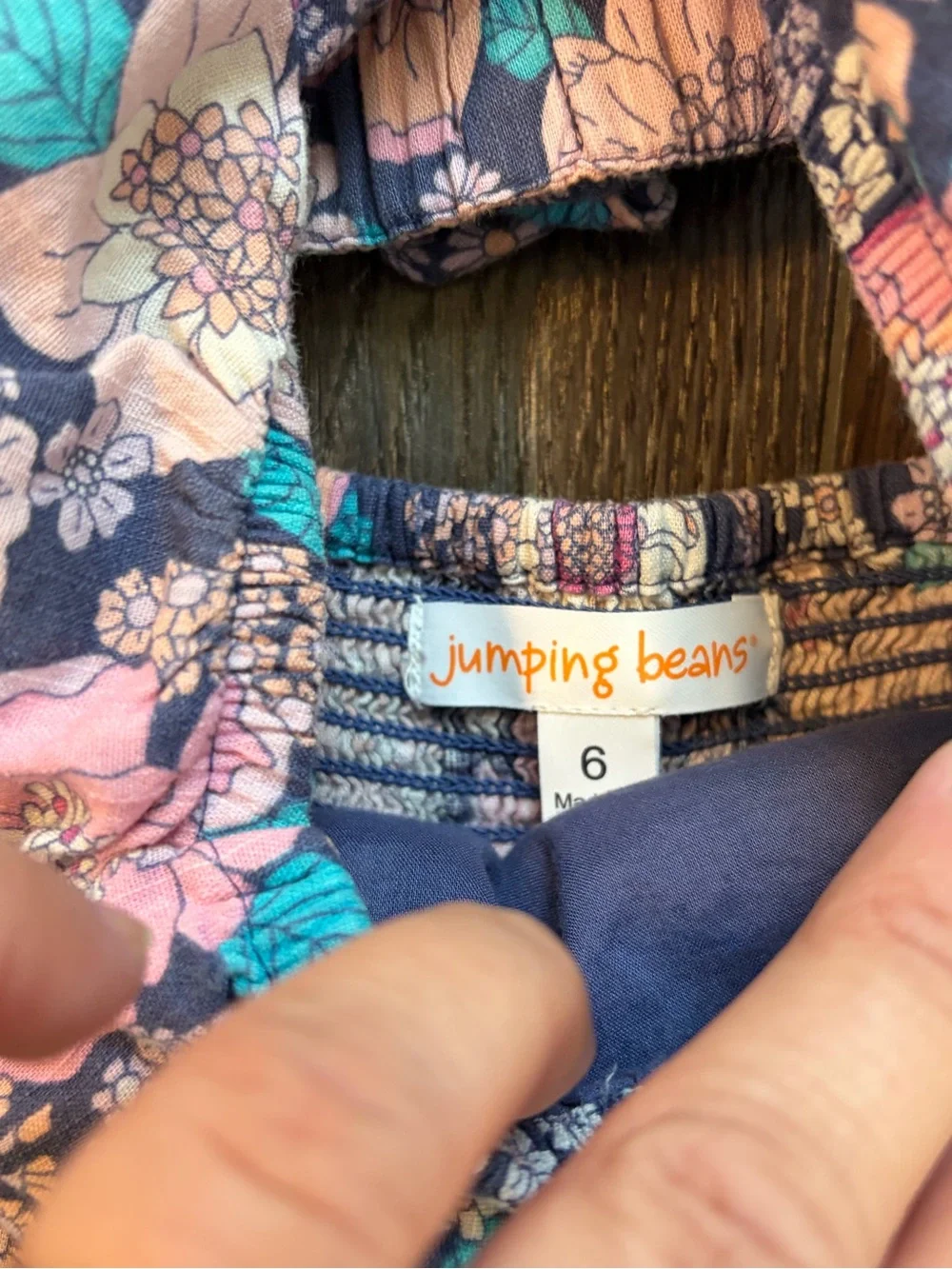 jumping beans Girls Dress Bundle - Navy Floral, Light Green, Lavender Stripe